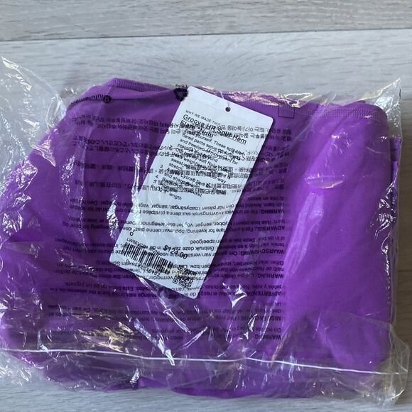 Groove Nulu Super-High-Rise Flared Pant Size 6 Purple New‎ With Tags - Picture 6 of 7